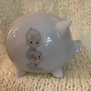 Precious Moments piggy bank.